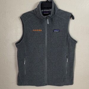 Patagonia Synchilla Women’s Gray Fleece Vest CloudEra Large